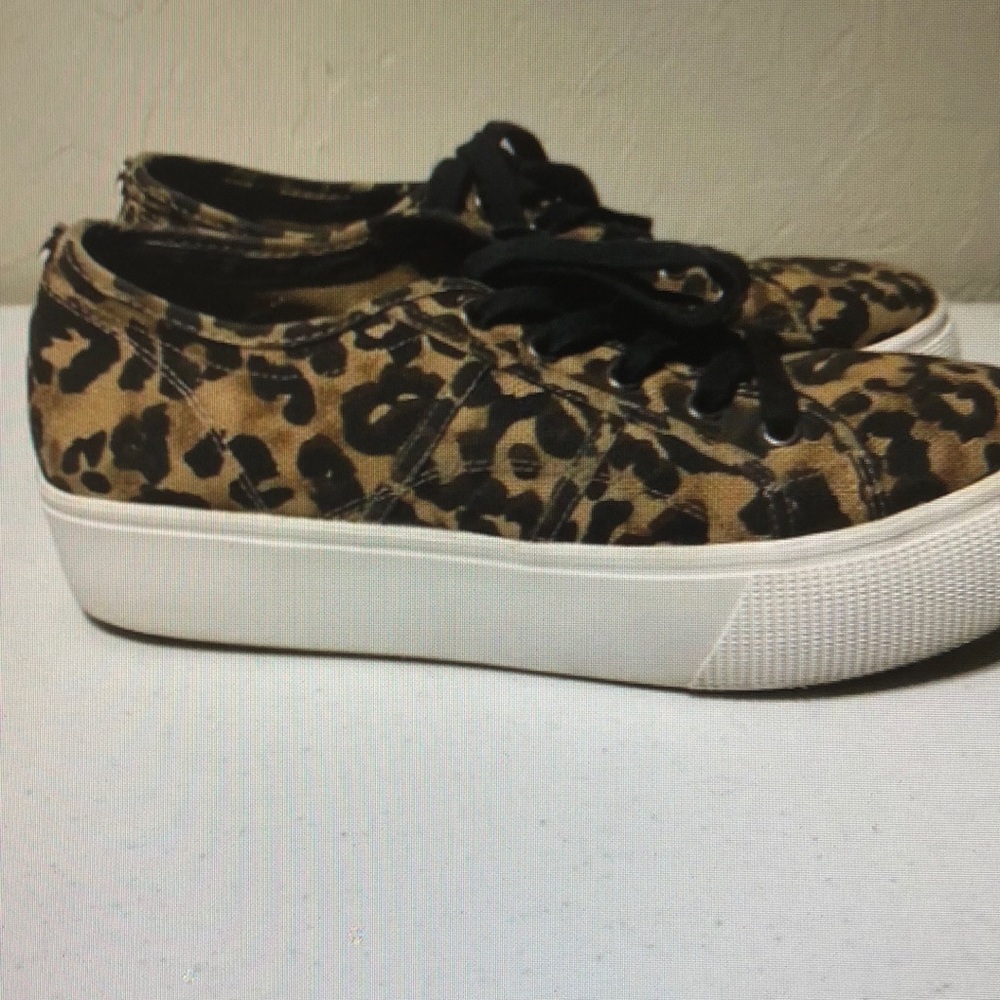 Steve Madden emmi women’s animal leopard play form lace up sneakers